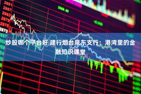 炒股哪个平台好 建行烟台泉东支行：港湾里的金融知识课堂