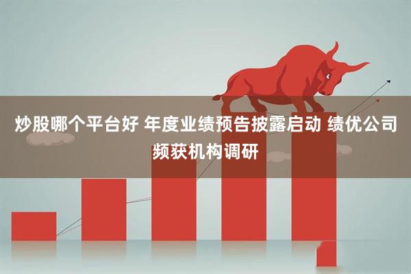 炒股哪个平台好 年度业绩预告披露启动 绩优公司频获机构调研